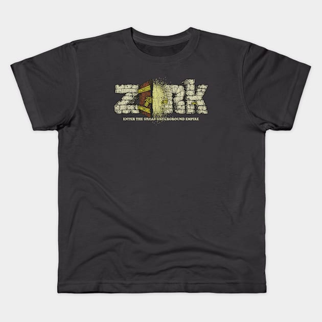 Zork: Enter The Great Underground Empire 1980 Kids T-Shirt by JCD666